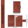 brown passport holder for employee