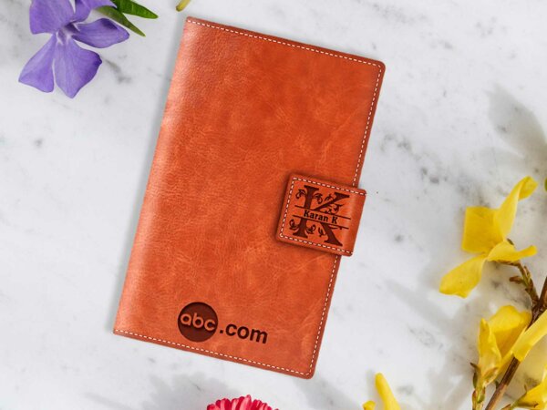 Tan Passport Holder