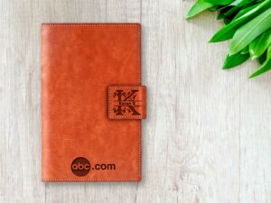 Customized Tan Passport Holder for Corporate Gifting (Set of...