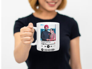 Customized Ceramic Spotify Mug With Photo