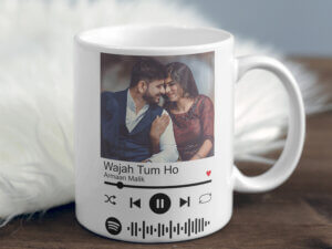 Customized Ceramic Spotify Mug With Photo