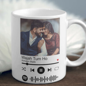 Customized Ceramic Spotify Mug With Photo