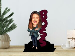 Personalized 3D Caricature Gift for Lady Boss