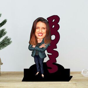 Personalized Caricature Gift for Lady Boss