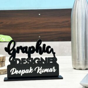 Unique Customized Professional Office Desk Name Plate