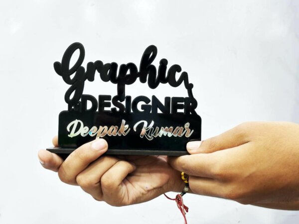 graphic designer name plate