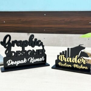 Unique Customized Professional Office Desk Name Plate