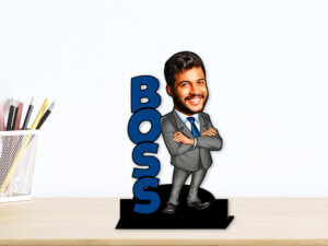 Personalized 3D Caricature Gift for Boss