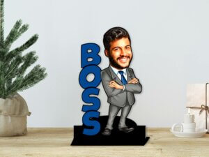 Personalized 3D Caricature Gift for Boss