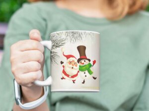 Merry Christmas Ceramic Coffee Mug Perfect for Christmas Vib...