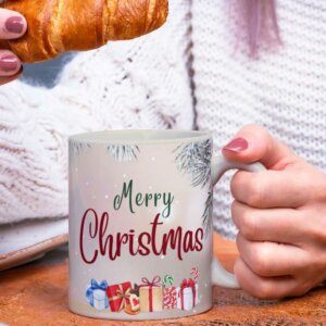 Merry Christmas Ceramic Coffee Mug Perfect for Christmas Vib...