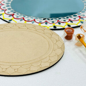 Mirror Wooden Mandala Lippan Art Board DIY Kit