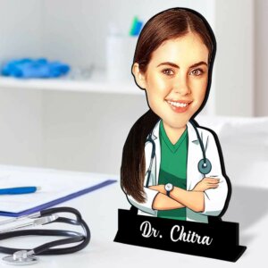 Customized Doctor Caricature Gift For Female Doctor