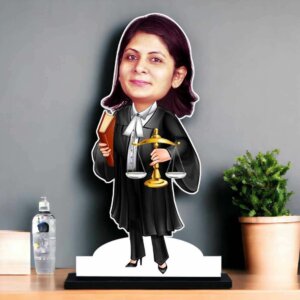 Customized Lawyer Caricature Gift for Female Lawyers