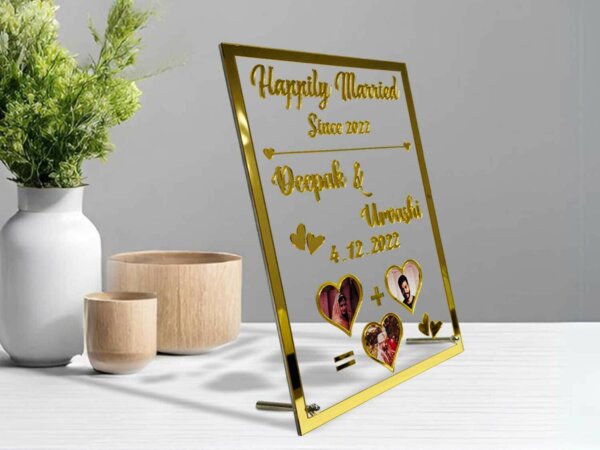 personalized acrylic frame