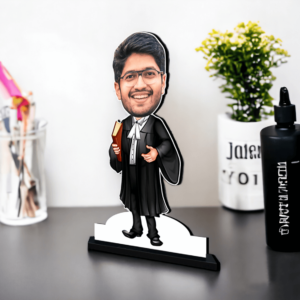 Customized Lawyer Caricature Gift for Male Lawyers