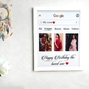 Personalized Google Theme Photo Frame For Him Or Her