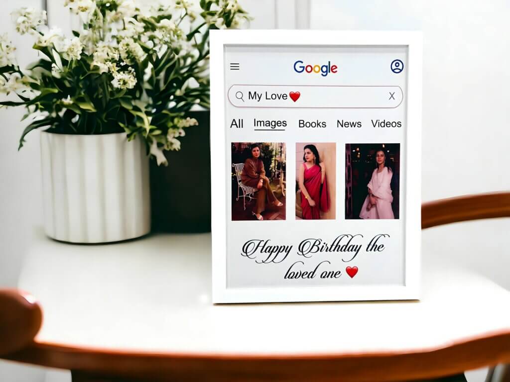 Personalized Google Theme Photo Frame For Him Or Her Incredible Gifts