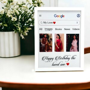 Personalized Google Theme Photo Frame For Him Or Her