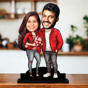 Cute Personalized Couple Caricature