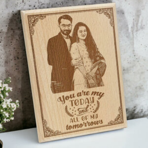 Personalized Puzzle & Photo Frame Gift Combo For Couple