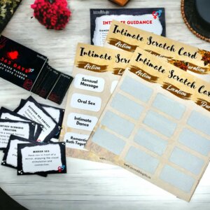 Intimate Scratch Off Card Combo Set For Couple