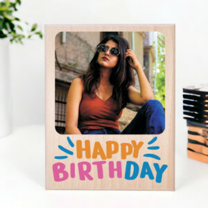 Personalized Wooden Color Photo Frame For Birthday