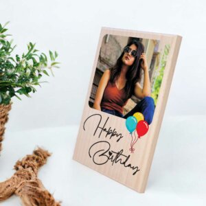 Personalized Color Wooden Photo Frame for Birthday