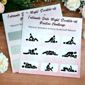 Intimate Date Night Scratch-Off Position Challenge With Cand...