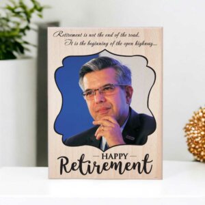 Colorful Wooden Customized Photo Frame For Retirement