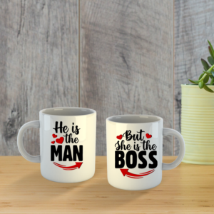 Premium Ceramic Printed Mugs for Every Occasion Set Of 2