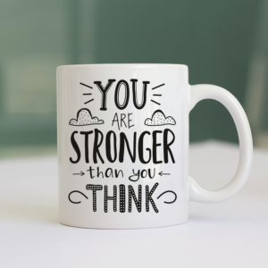 Premium Motivational Mugs with Ceramic Prints