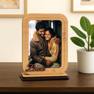 Personalized Wooden Photo Frame – Capture & Cher...