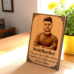 Personalized Engraved MDF Wooden Photo Frame Gift For B...