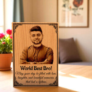 Personalized Engraved MDF Wooden Photo Frame Gift For B...
