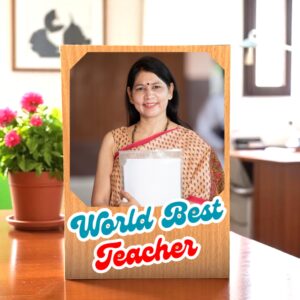 Personalized Photo MDF Wood Plaque Gift for Teachers