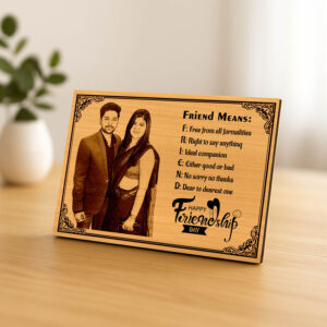 Personalized MDF Wooden Photo Frame for Friendship...