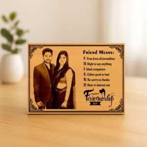 Personalized MDF Wooden Photo Frame for Friendship...