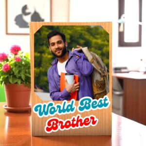 Personalized MDF Wooden Photo Frame for Brother-in...